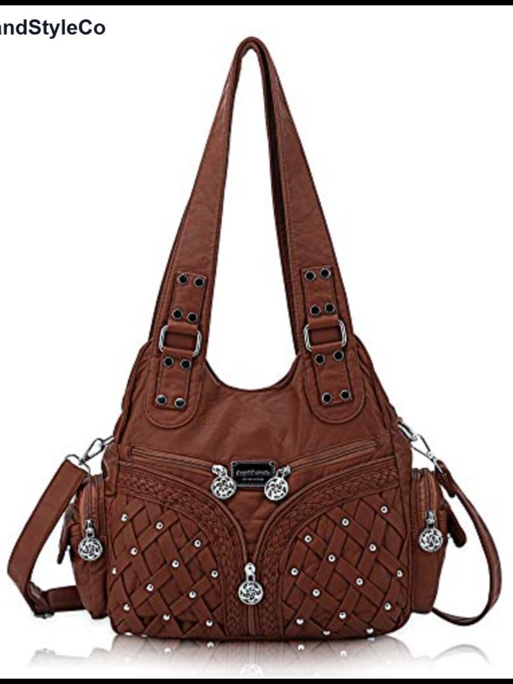 Large Shoulder Hobo Bag Women Soft PU Leather Tote